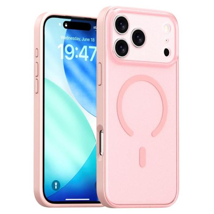 A-One Brand - iPhone 17 Pro Max Mobilskal MagSafe Skin Feel - Rosa