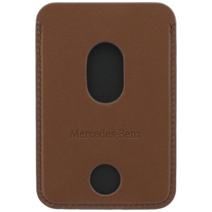 Mercedes - Mercedes MagSafe Korthållare Läder Plånbok - Kamel