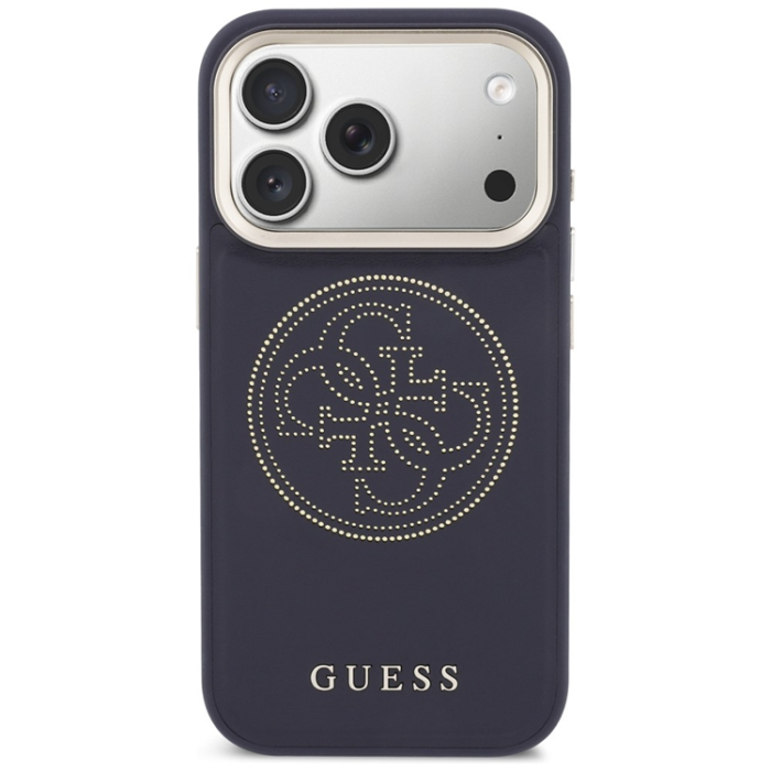 Guess - Guess Mobilskal För iPhone 17 Pro Max MagSafe Perforated 4G - Blå