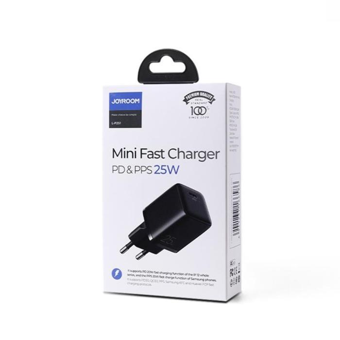 Joyroom - Joyroom PD EU Väggladdare USB Typ-C 25W - Svart