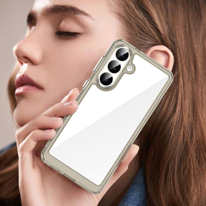 OEM - Samsung Galaxy S26 Plus Skal TPU + Akryl Skyddande - Transparent Grå