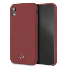 Mercedes - Mercedes Silicone Line Skal iPhone XR - R&ouml;d
