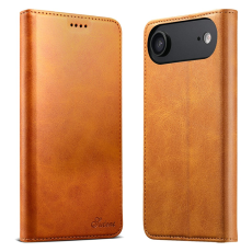 SUTENI - SUTENI iPhone 17 Air Plånboksfodral PU Läder - Khaki