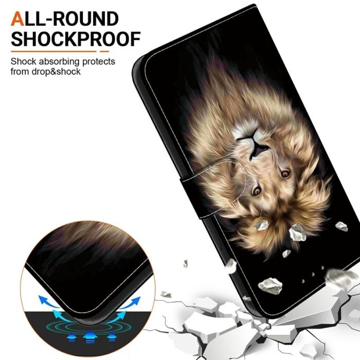 OEM - Samsung Galaxy S26/S26 Pro Plånboksfodral Mönstertryck Konstläder - Lejonhuvud
