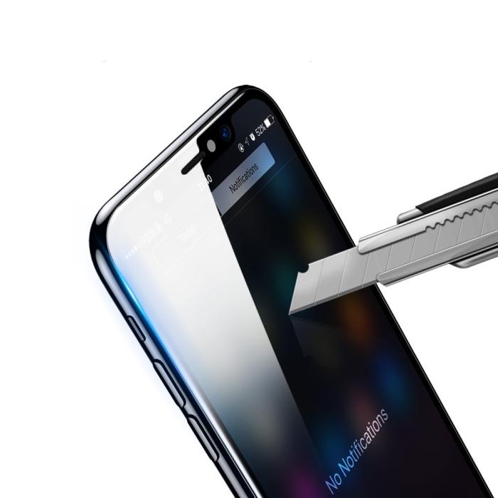 BASEUS - Baseus Härdat Glas Skärmskydd till iPhone XS MAX (Front + Back)