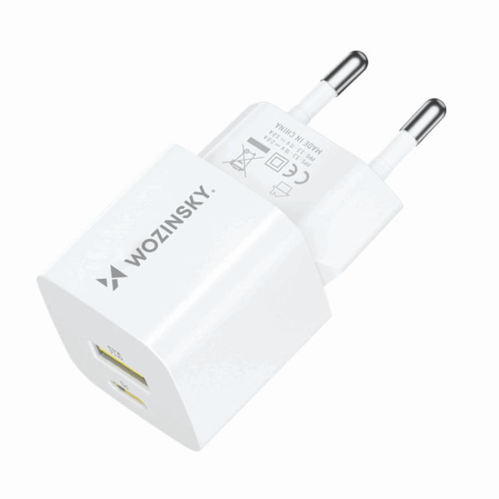 Wozinsky - Wozinsky Väggladdare GaN USB-A/USB-C 33W - Vit