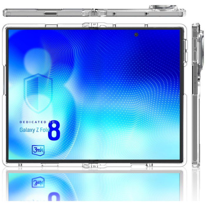 3MK - 3mk Skal För Galaxy Z Fold 8 Wide Armor - Clear