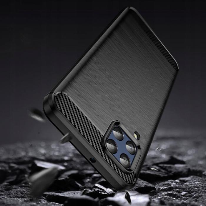 Tech-Protect - Tech-Protect Galaxy M33 5G Skal TPU Carbon - Svart