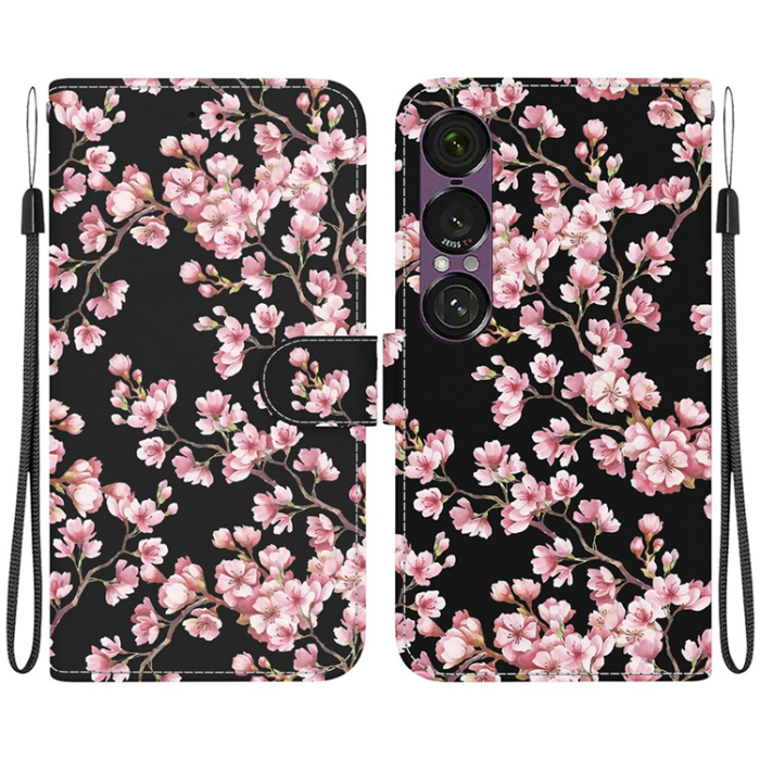 A-One Brand - Sony Xperia 1 VII Plånboksfodral Pattern Printing - Blossom