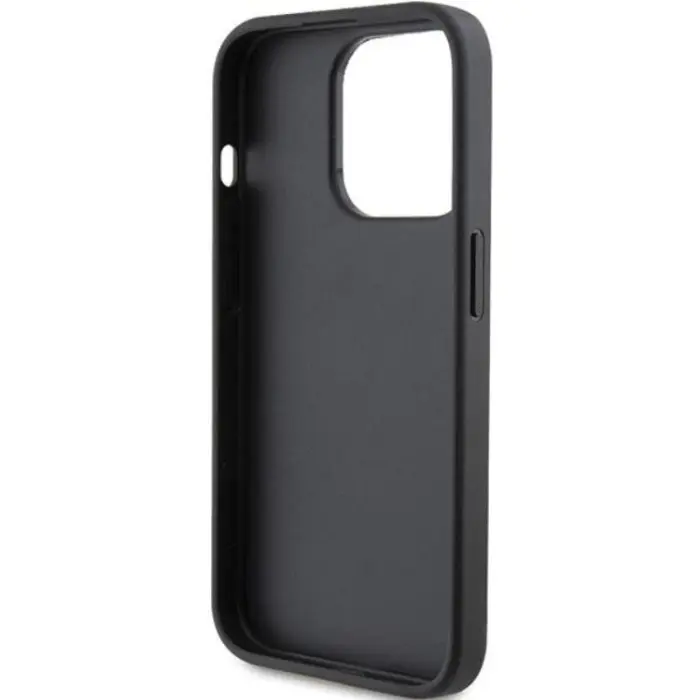 KARL LAGERFELD - Karl Lagerfeld iPhone 15 Pro Mobilskal Korthållare Metal Logo