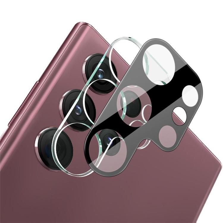 IMAK Galaxy S23 Ultra Kameralinsskydd i Härdat glas - Svart | 5468 | AlltMobil