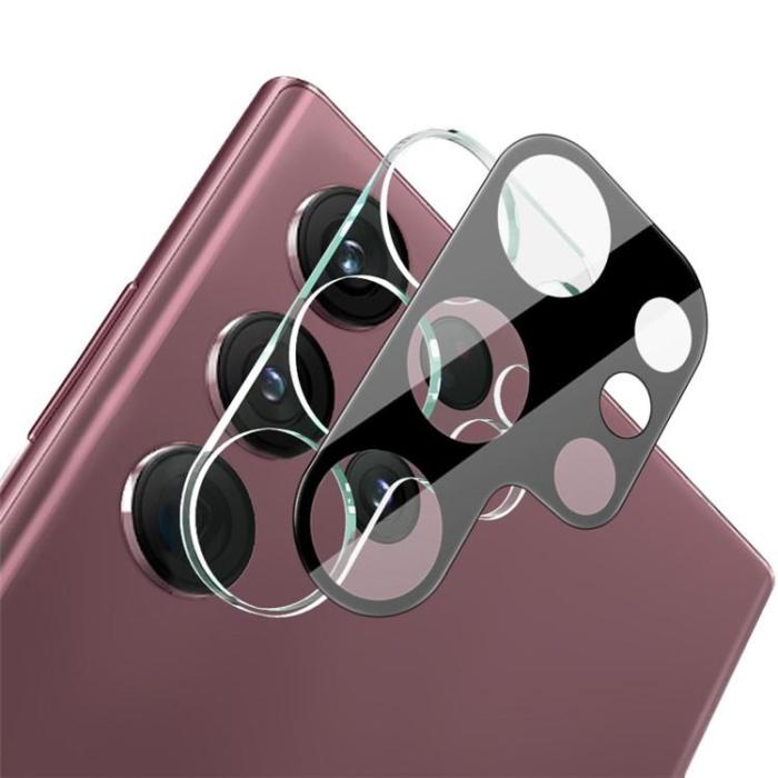 Imak - IMAK Galaxy S23 Ultra Kameralinsskydd i Härdat glas - Svart