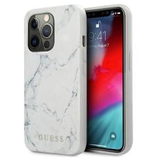UTGATT5 - Guess Marble Skal iPhone 13 Pro - Vit