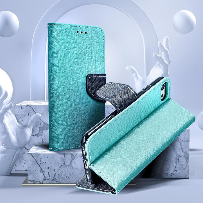 Forcell - Fancy Plånboksfodral till iPhone 7/8/SE 2020 mint/navy