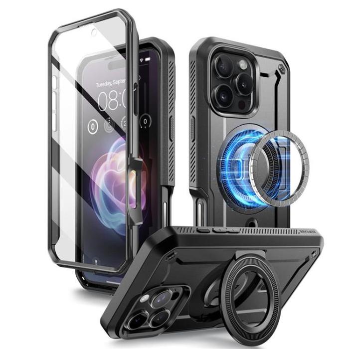 SupCase - Supcase iPhone 16 Pro Max Mobilskal Magsafe UB Pro - Svart