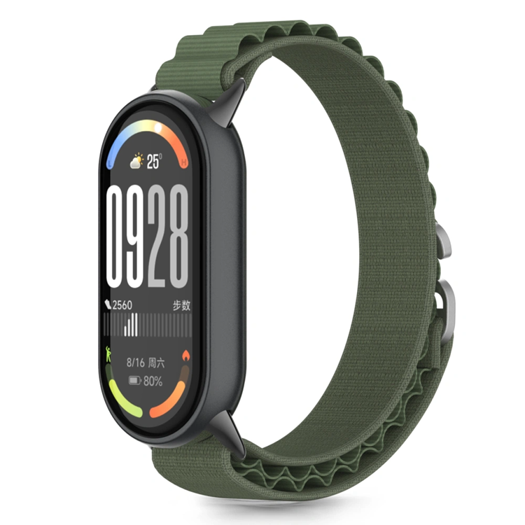 Tech-Protect Xiaomi Smart Band 8/9/10/NFC Armband Nylon Pro - Grön | 5123 | AlltMobil