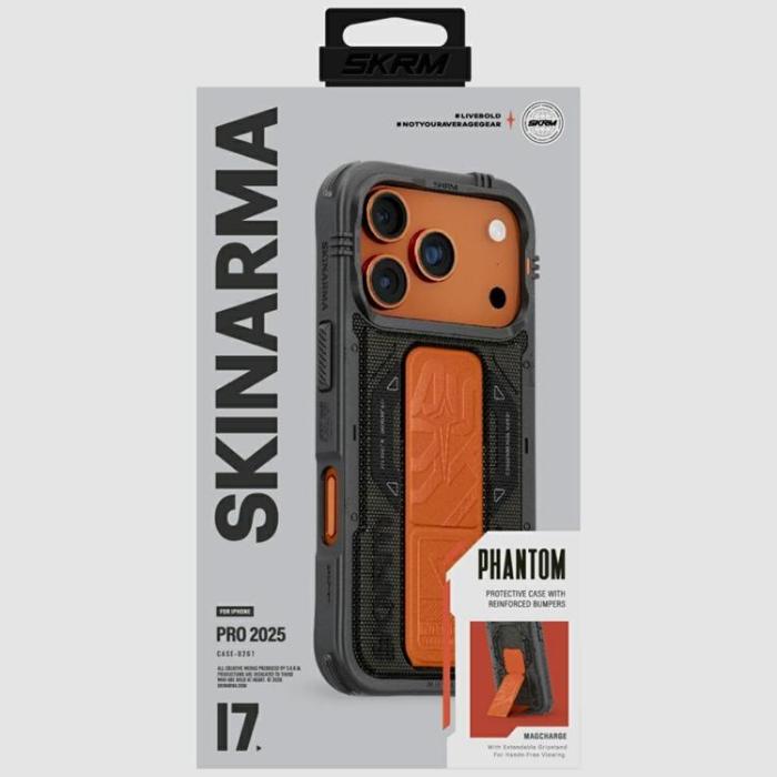 Skinarma - Skinarma iPhone 17 Pro Mobilskal MagSafe Phantom - Oliv