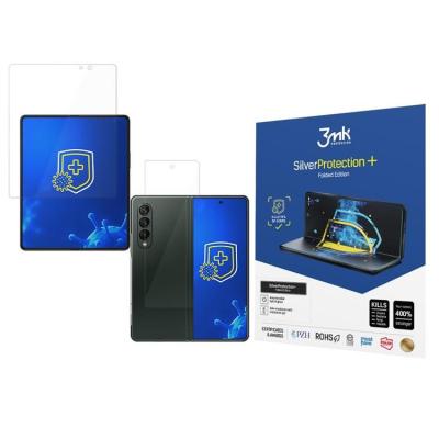 3MK Galaxy Z Fold 3 5G Plastfilm skärmskydd Silver Protection+
