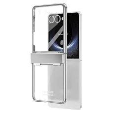 A-One Brand - Galaxy Z Flip 7 Mobilskal Electroplating med skärmskydd - Silver
