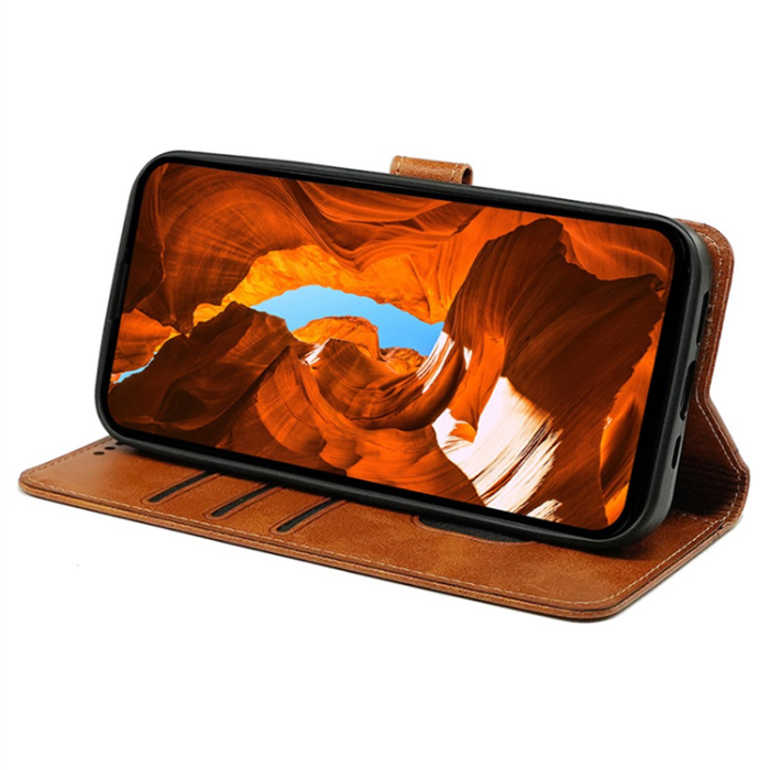 A-One Brand - OnePlus 15 5G Plånboksfodral Calf Texture Läder