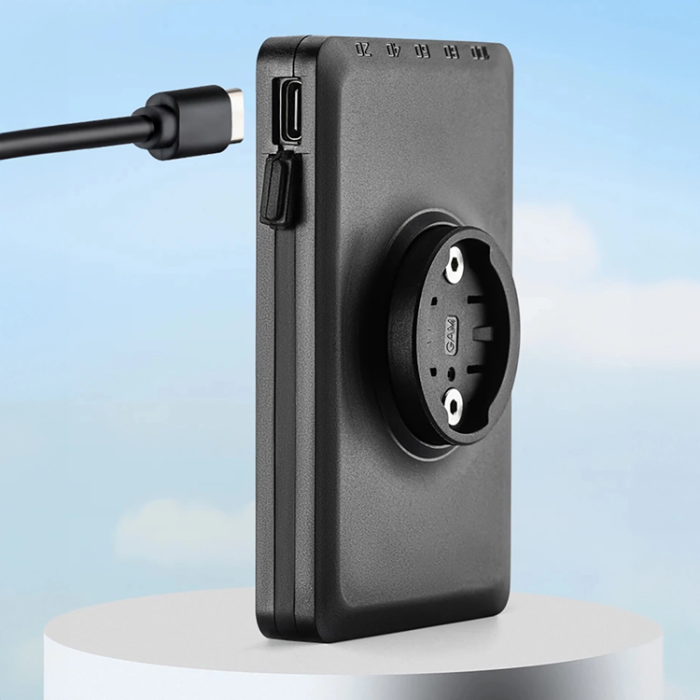 Rockbros - Rockbros Främre Cykelljus med Powerbank 5000mAh 150lm - Svart