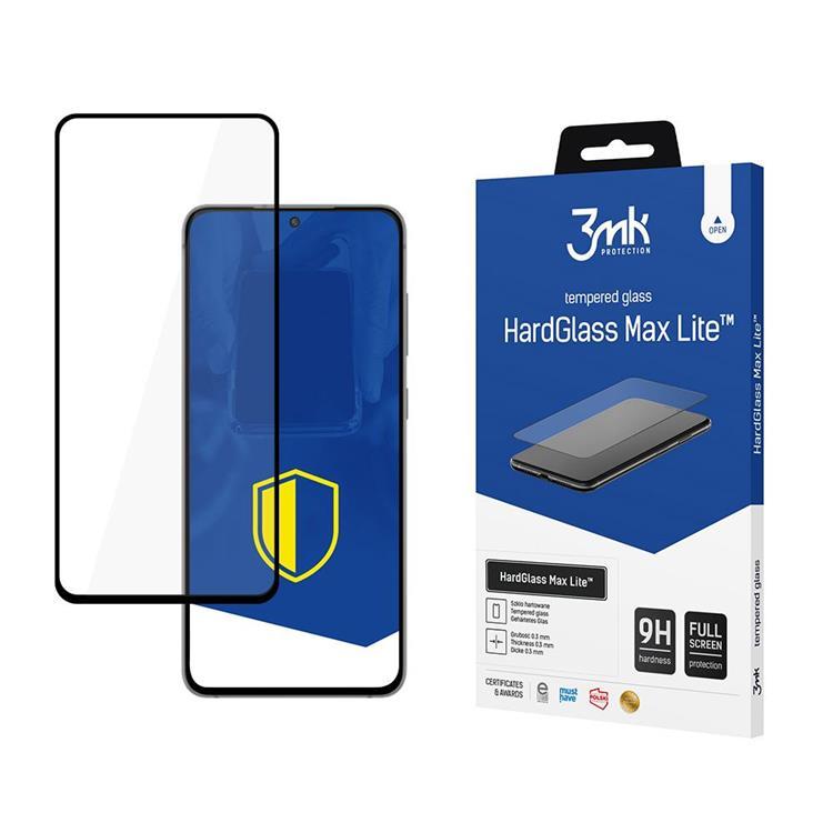3MK Max Lite Härdat Glas Skärmskydd Galaxy S21 FE - Svart | 5468 | AlltMobil