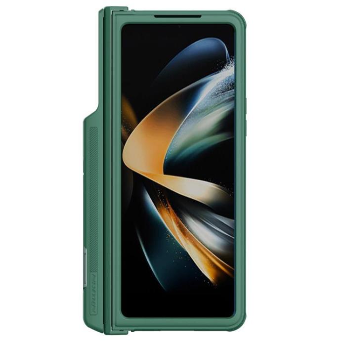 Nillkin - Nillkin Galaxy Z Fold 4 Skal CamShield Pro Kicksatand - Grön