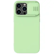 Nillkin - Nillkin iPhone 14 Pro Max Skal Magsafe Magnetic - Gr&ouml;n