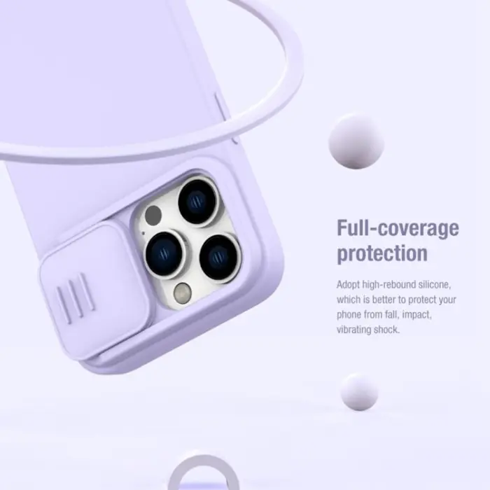 Nillkin - Nillkin iPhone 14 Pro Max Skal Magsafe Magnetic - Grön