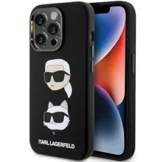 KARL LAGERFELD - KARL LAGERFELD Mobilskal till iPhone 15 Pro Max Karl&Choupette Head