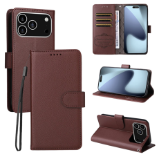 A-One Brand - iPhone 17 Pro Plånboksfodral RFID Blocking med Handledsrem