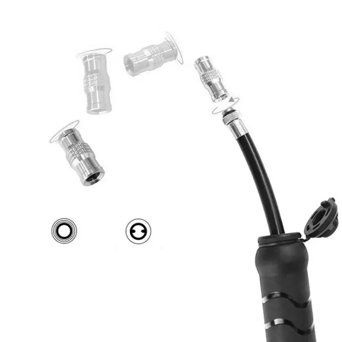 Rockbros - Rockbros Minihandpump för Cykel med Presta- och Schrader-slang