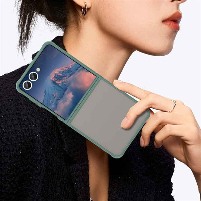 A-One Brand - Galaxy Z Flip 7 Mobilskal Drop Proof Frosted Translucent