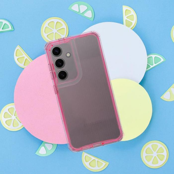 OEM - Galaxy A16 5G Mobilskal Matrix Clear - Rosa