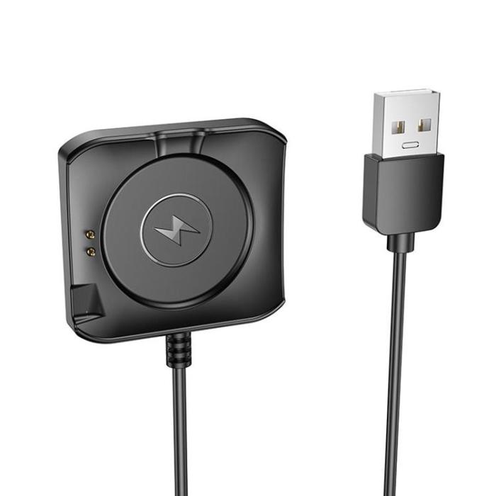 Hoco - Hoco Laddkabel för Smartwatch 0.6 m Y28 - Svart