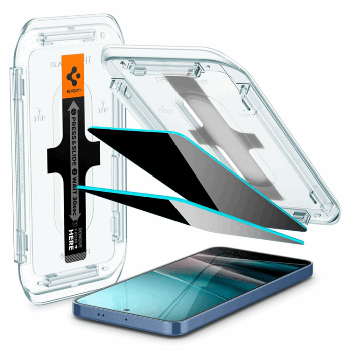 Spigen - Spigen [2-Pack] Galaxy S25 Plus/S24 Plus Skärmskydd Härdat Glas EZ-FIT