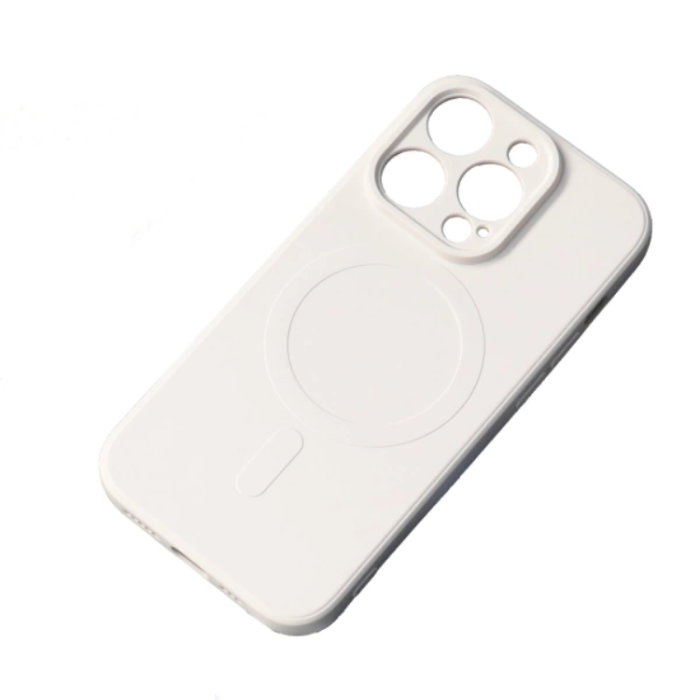 A-One Brand - Galaxy S25 Edge Mobilskal Magsafe Silikon - Beige
