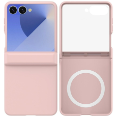 Beline - Beline Mobilskal F&ouml;r Galaxy Z Flip 8 MagSafe Hinge Soft - Rosa