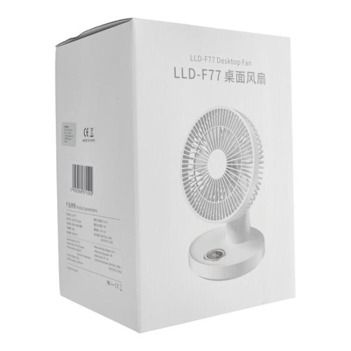OEM - Skrivbordsfläkt LLD-F77 - Vit
