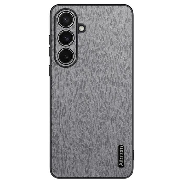 OEM - Mobilskal för Samsung Galaxy S26 Konstläder - Grå