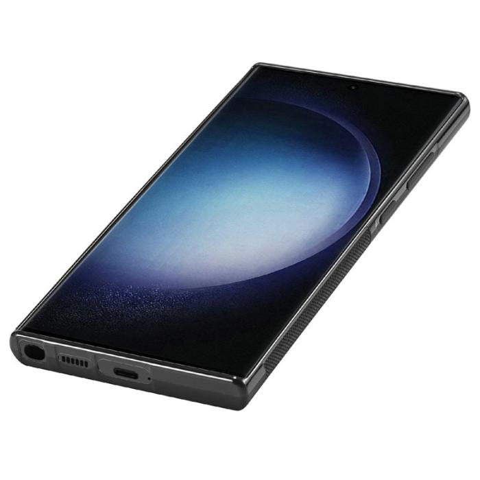 LC.imeeke - LC.IMEEKE Mobilskal för Samsung Galaxy S26 Ultra Konstläder TPU - Svart