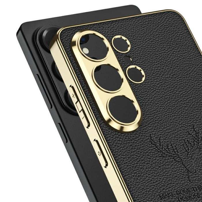 GKK - GKK Mobilskal för Samsung Galaxy S26 Ultra Konstläder TPU - Svart