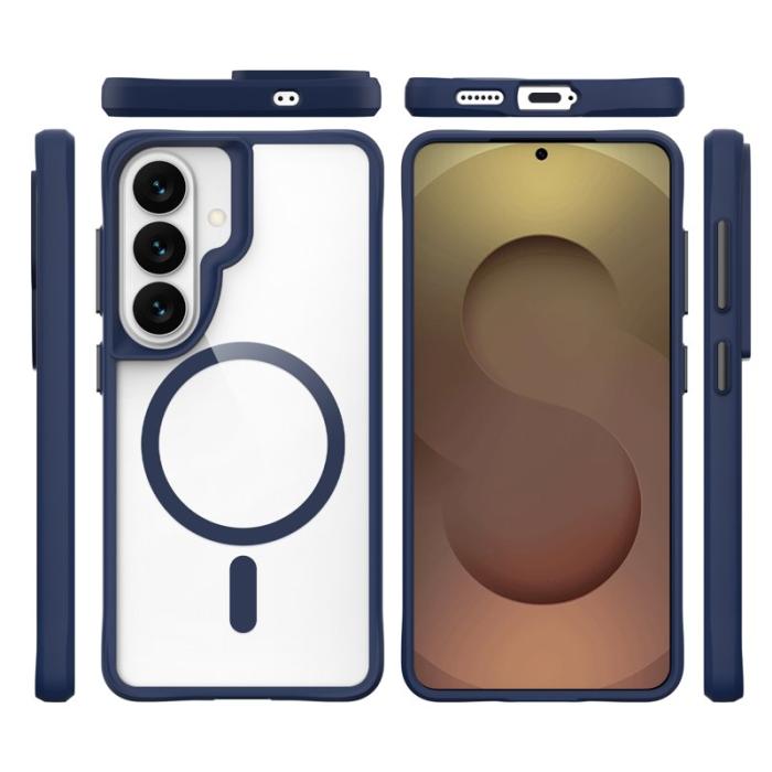 OEM - Mobilskal för Samsung Galaxy S26 Magnetiskt Hybrid PC + TPU - Blå