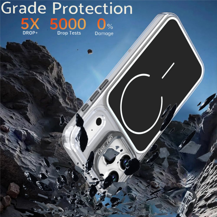 A-One Brand - iPhone 17 Pro Mobilskal MagSafe Lens Kickstand TPU + PC