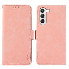 ABEEL - ABEEL Anti-drop Cover Samsung Galaxy S23 Pl&aring;nboksfodral Konstl&auml;der Rosa