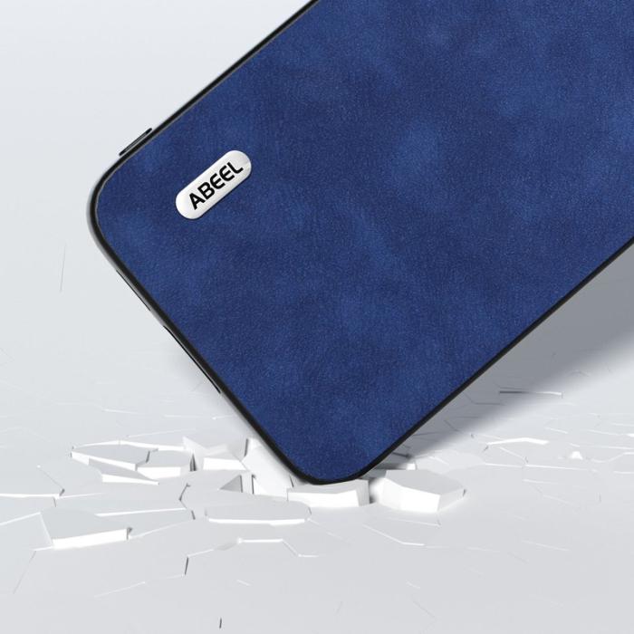 ABEEL - ABEEL Mobilskal till Samsung Galaxy S23 FE Texturerad Läder Blå