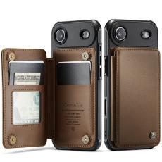 Caseme - CASEME C22 iPhone Air Fodral med RFID-Skydd - Brun