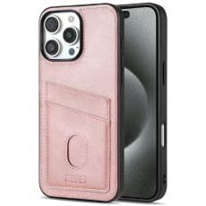 AZNS - AZNS K1 Series iPhone 16 Pro Fodral KonstL&auml;der - Ros&eacute;guld