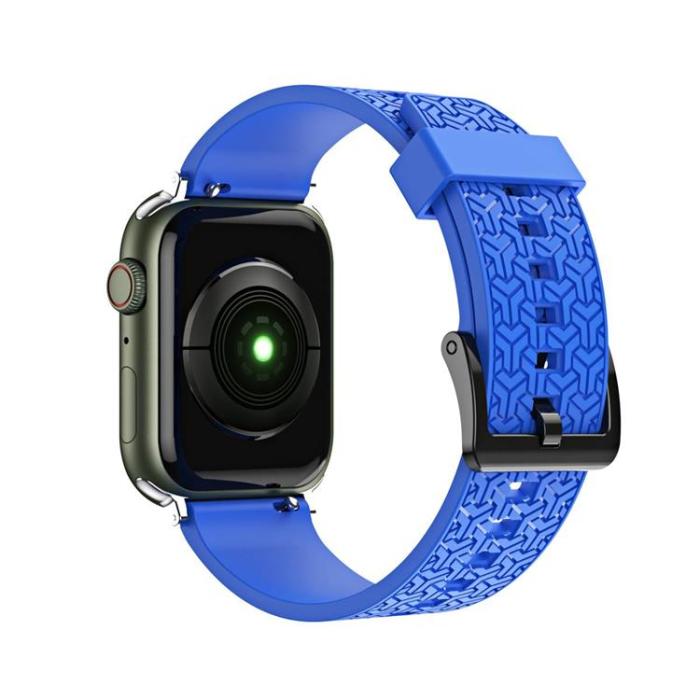OEM - Apple Watch 4/5/6/7/SE (42/44/45mm) Armband - Blå
