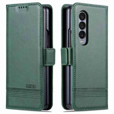AZNS - AZNS Samsung Galaxy Z Fold4 Pl&aring;nboksfodral Konstl&auml;der - Gr&ouml;n